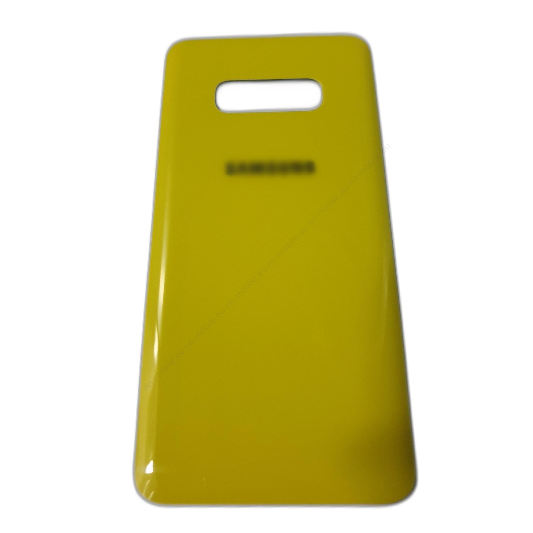 Заден капак, панел стъкло за Samsung Galaxy S10e / жълт