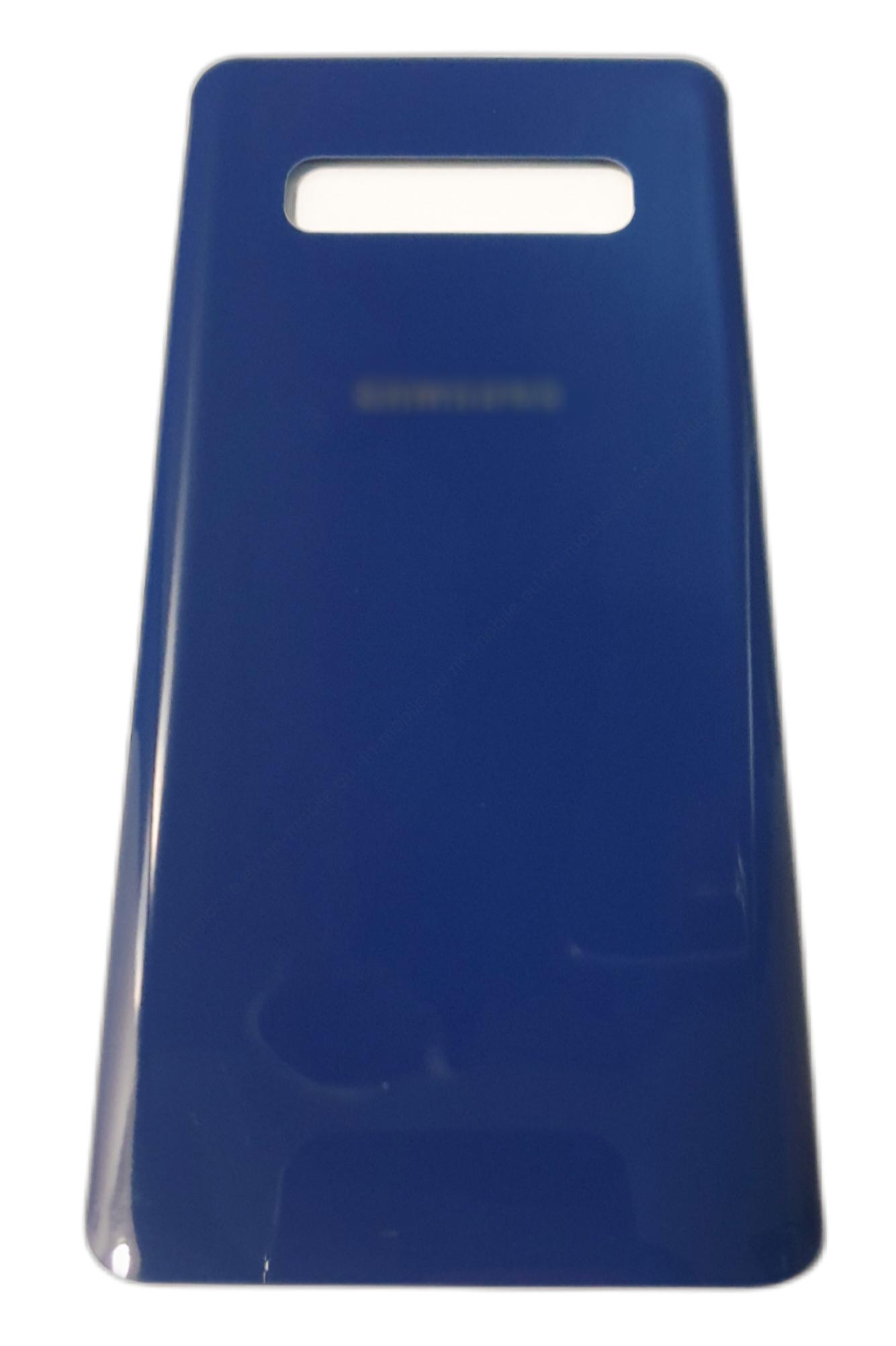 Заден капак, панел стъкло за Samsung Galaxy S10 Plus / Син