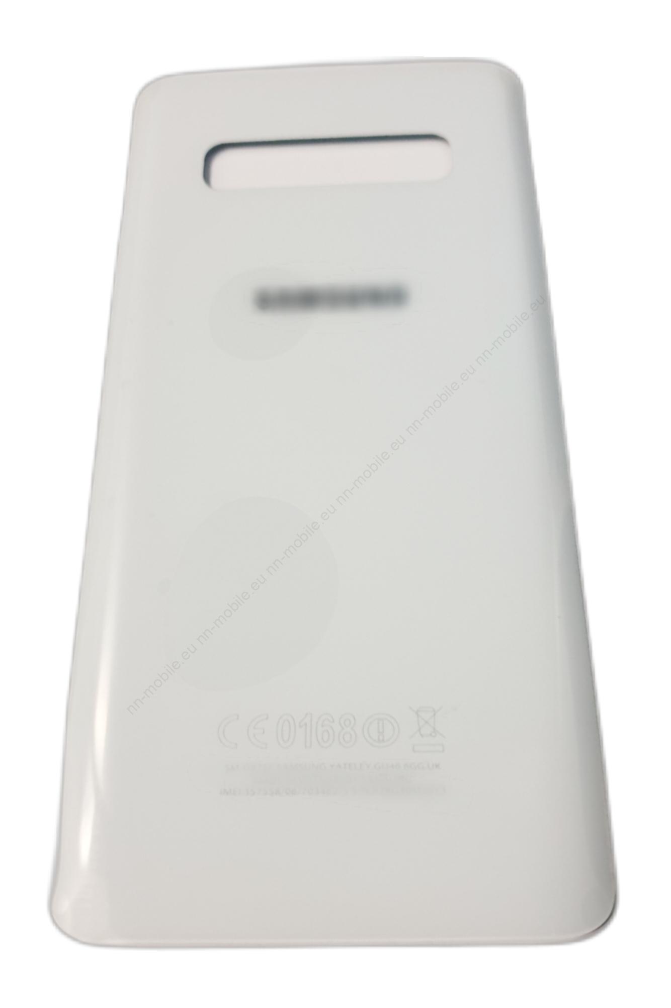 Заден капак, панел стъкло за Samsung Galaxy S10 Plus / Бял