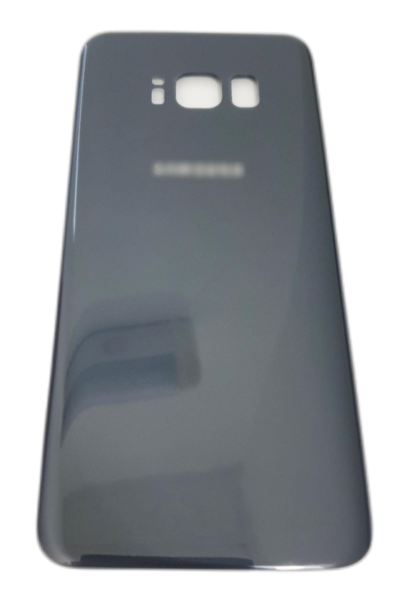 Заден капак, панел стъкло за Samsung Galaxy S8 / Тъмносив
