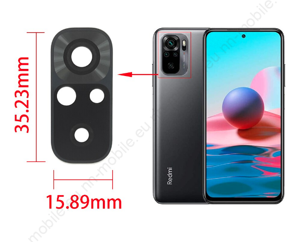 Стъкло за задна камера Xiaomi Redmi Note 10 4G