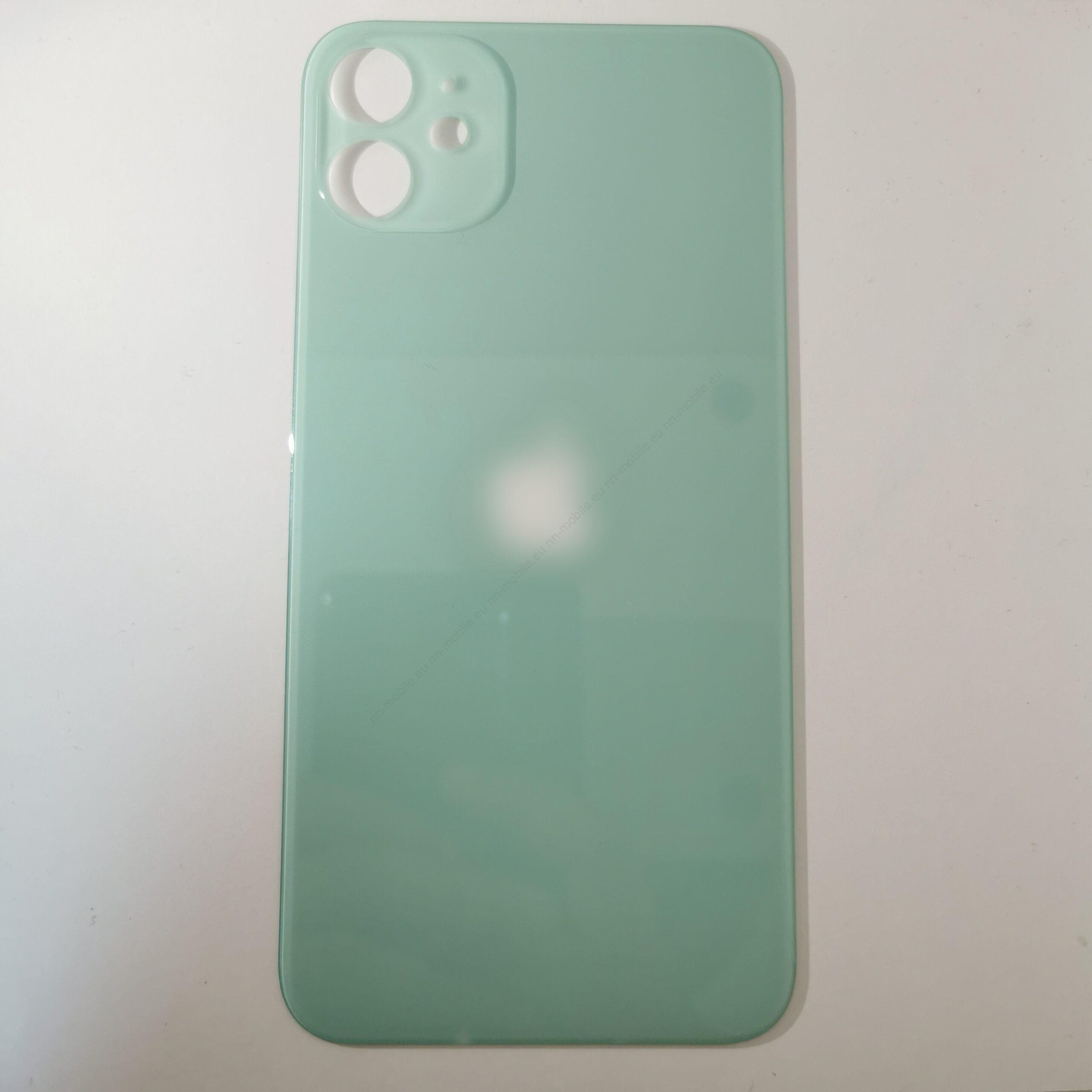 Заден капак, панел стъкло за iPhone 11 / Зелен /