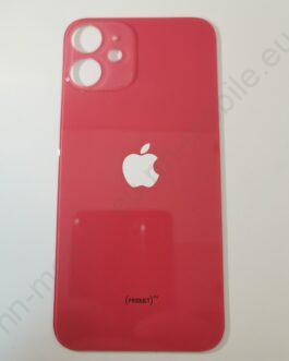 Заден капак, панел стъкло за iPhone 12 Mini / Червен