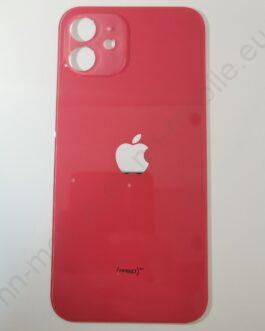 Заден капак, панел стъкло за iPhone 12 / Червен