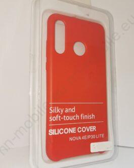 Silicone Cover Силиконов кейс за Huawei P30 Lite/ червен