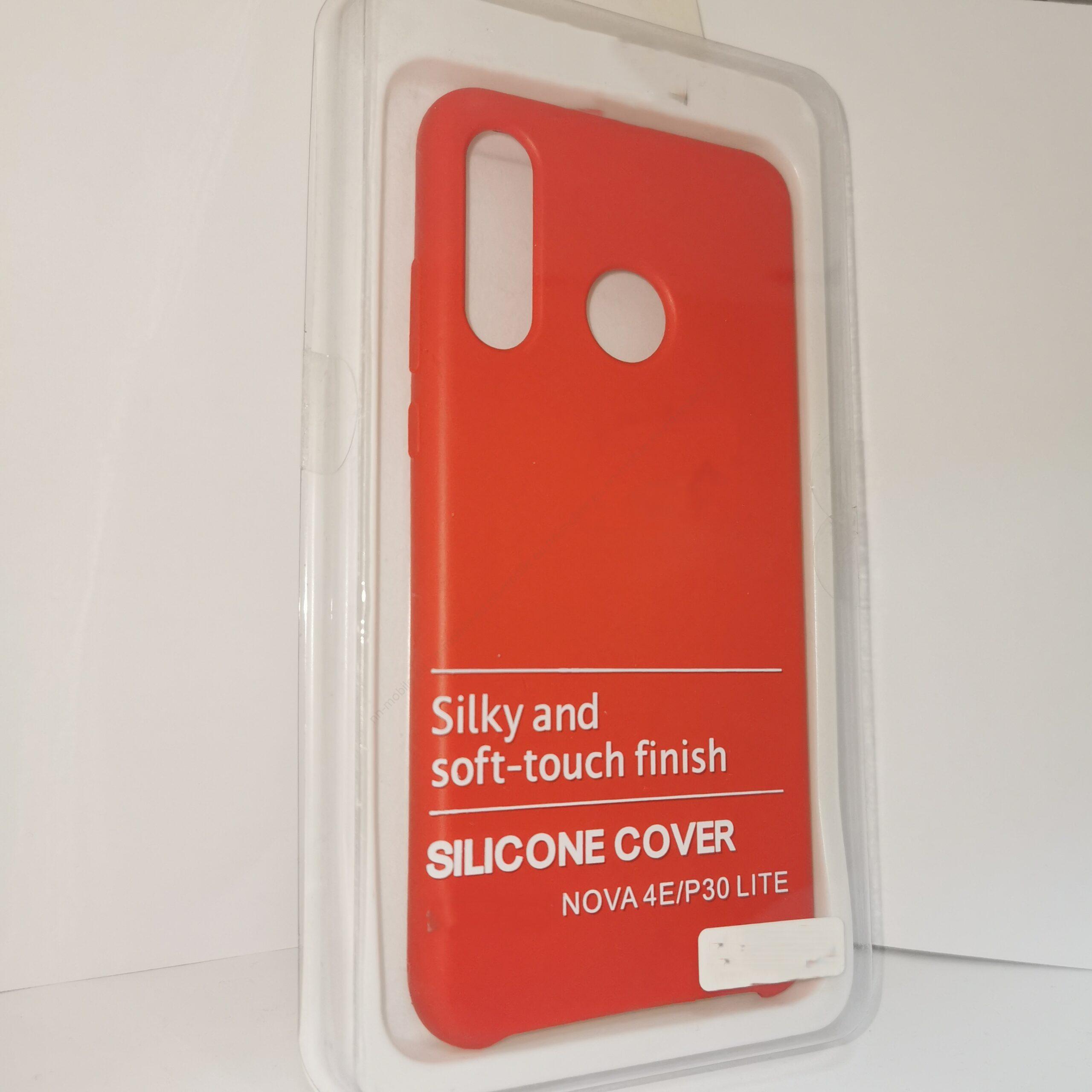 Silicone Cover Силиконов кейс за Huawei P30 Lite/ червен