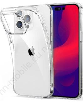 Тънък силиконов кейс за iPhone 14 PRO MAX / прозрачен