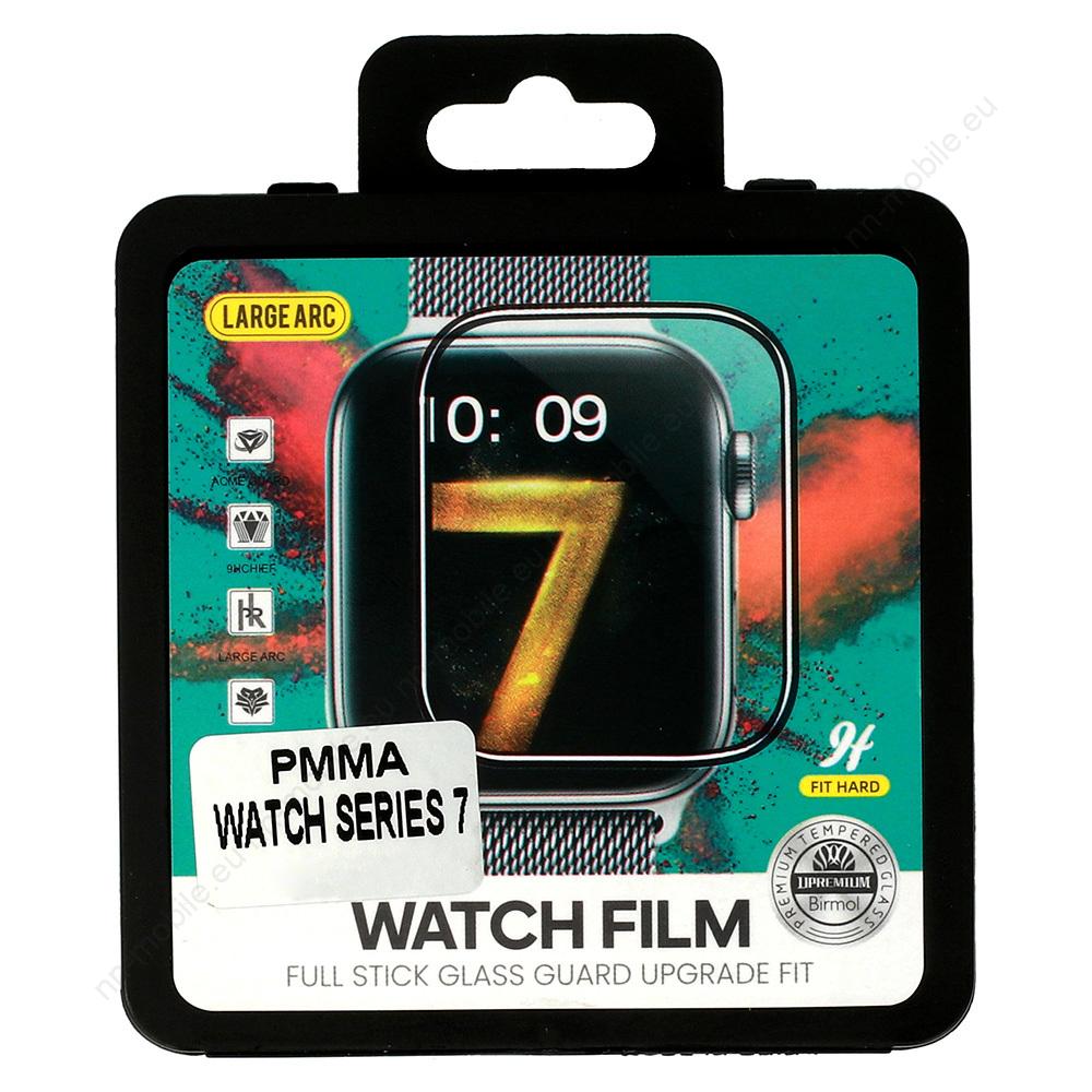 9H Пълнопокриващ протектор за Apple Watch 7 8 41mm - Image 2