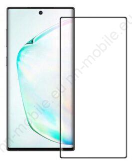 3D Извит стъклен протектор за Samsung Galaxy Note 10 / Черен