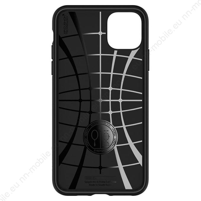 Противоударен Силиконов Калъф за iPhone 11 Pro / Spigen Core Armor Case / Черен / - Image 2