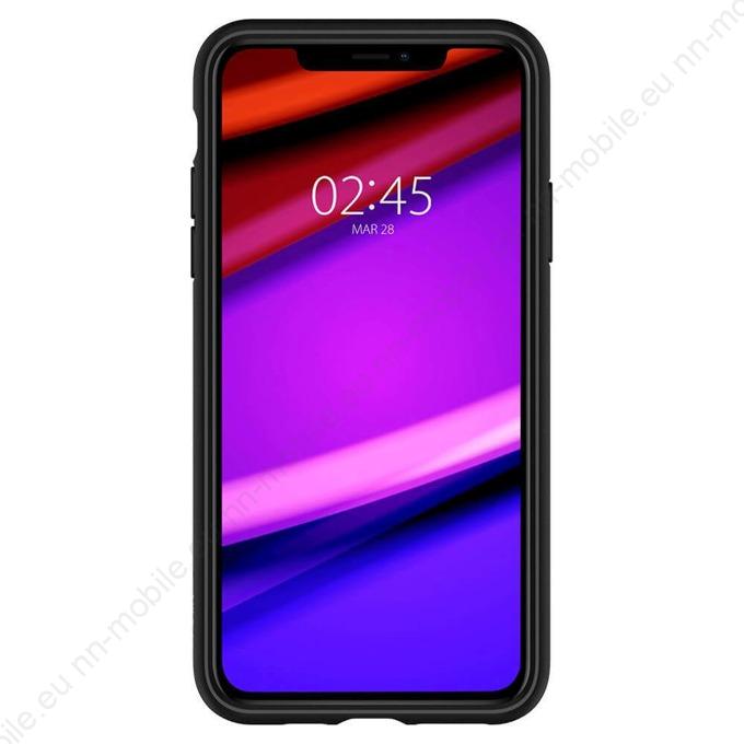 Противоударен Силиконов Калъф за iPhone 11 Pro / Spigen Core Armor Case / Черен / - Image 4