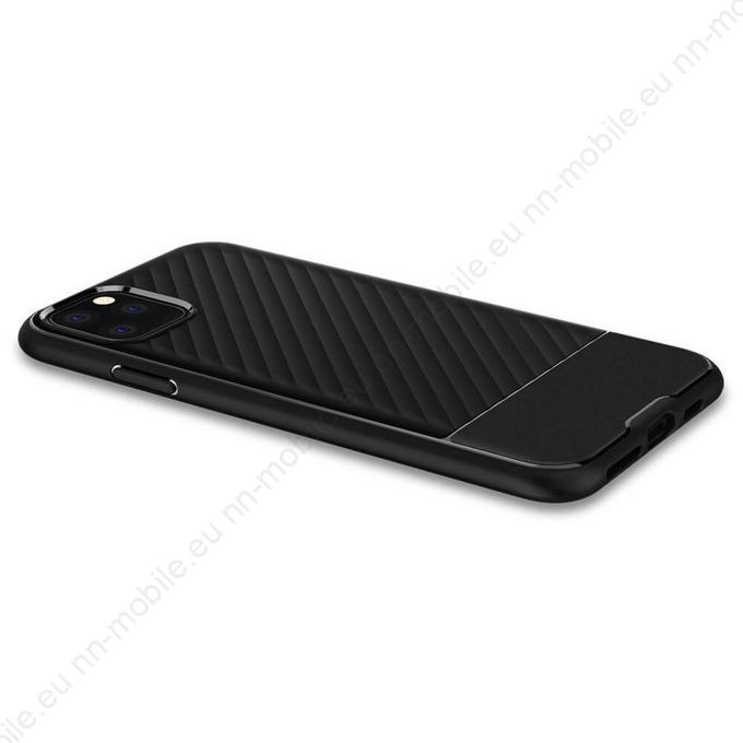 Противоударен Силиконов Калъф за iPhone 11 Pro / Spigen Core Armor Case / Черен / - Image 6