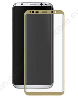 3D Извит стъклен протектор за Samsung Galaxy S8 / Златен