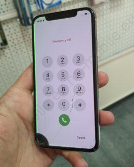 Дисплей с тъч за iPhone XS с дефект и счупено (02)