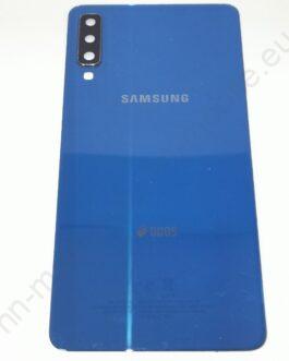 Употребяван заден капак, панел със стъкло камера за Samsung Galaxy A7 2018 / Син
