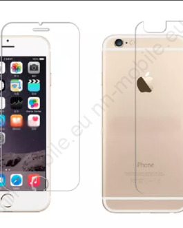 9H Преден + заден стъклен протектор за iPhone 6 6S