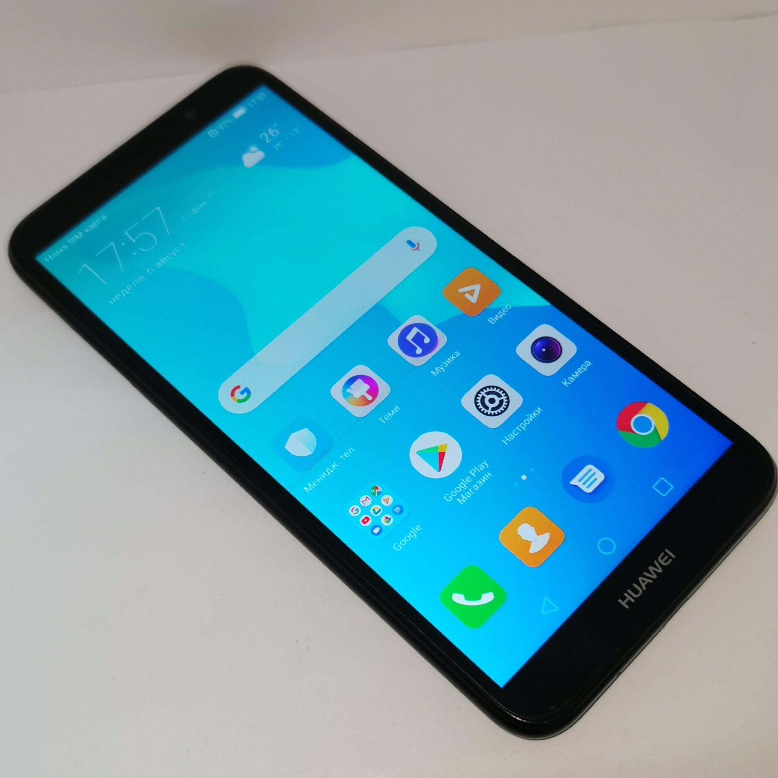 Huawei Y5 2018 Black Dual SIM с протектор / Бартер