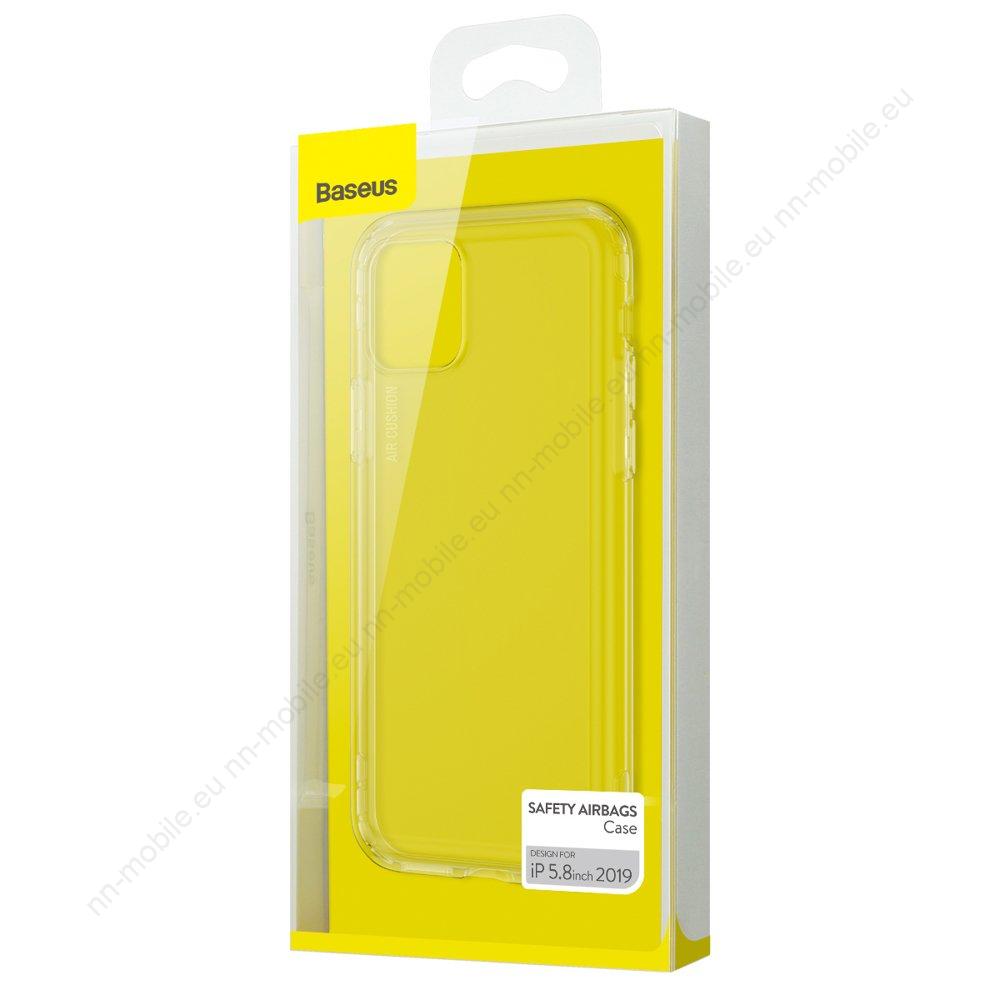 Удароустойчив Baseus Airbag Case за iPhone 11 PRO MAX / прозрачен