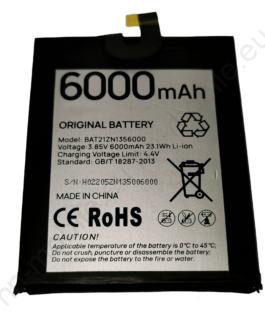 Оригинална батерия BAT21ZN1356000 за Doogee S98 6000mAh / Свален