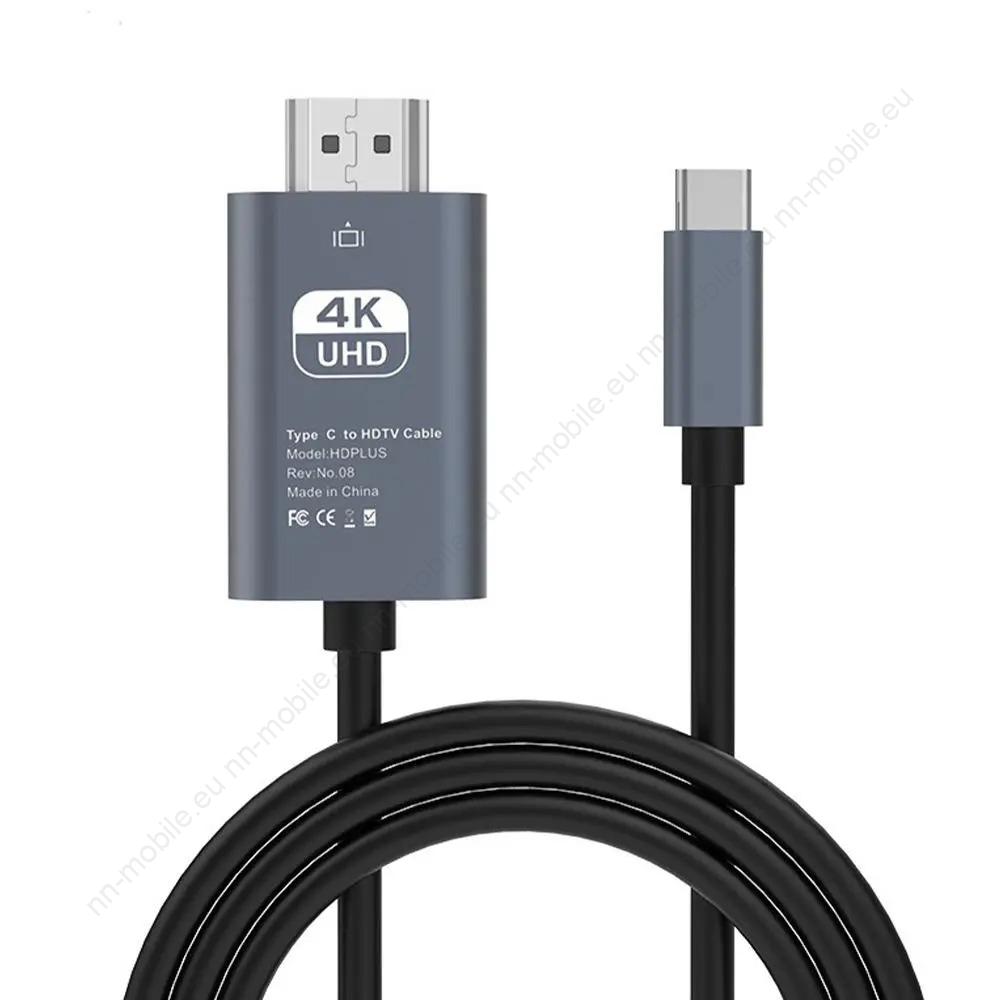 4K UHD Универсален Type C към HDMI адаптер кабел 2М