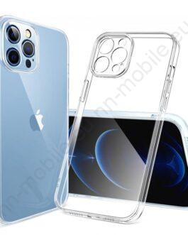 Удароустойчив тънък силиконов кейс iPhone 15 / прозрачен
