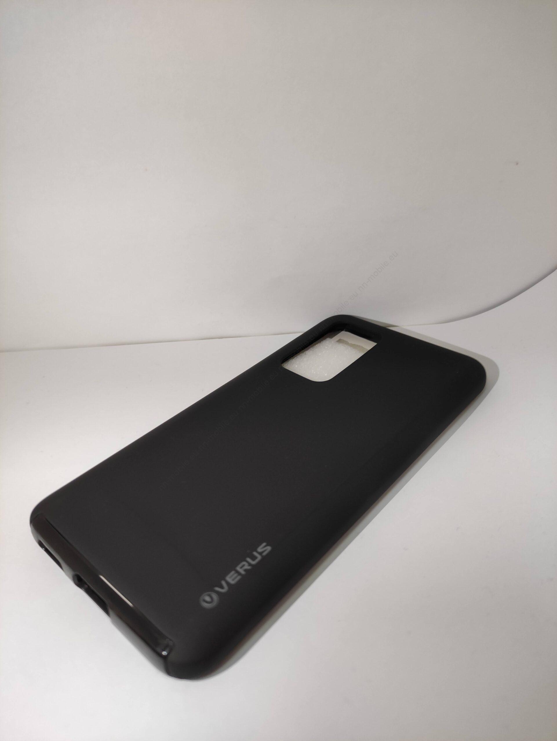 360° 2в1 Пълнопокриващ PVC Кейс за Huawei P40 / Черен / - Image 3