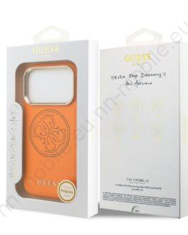 GUESS Калъф Кейс Magsafe за iPhone 17 Pro / Orange / Оригинал /