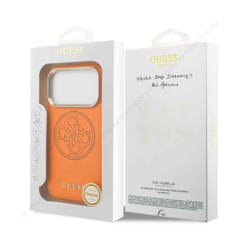 GUESS Калъф Кейс Magsafe за iPhone 17 Pro / Orange / Оригинал / - Image 2
