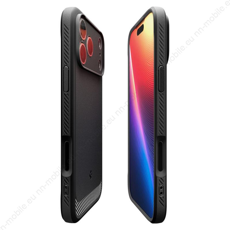 Хибриден кейс калъф Spigen Rugged Armor MagSafe за iPhone 17 Pro / ACS10329 / Matte Black - Image 7