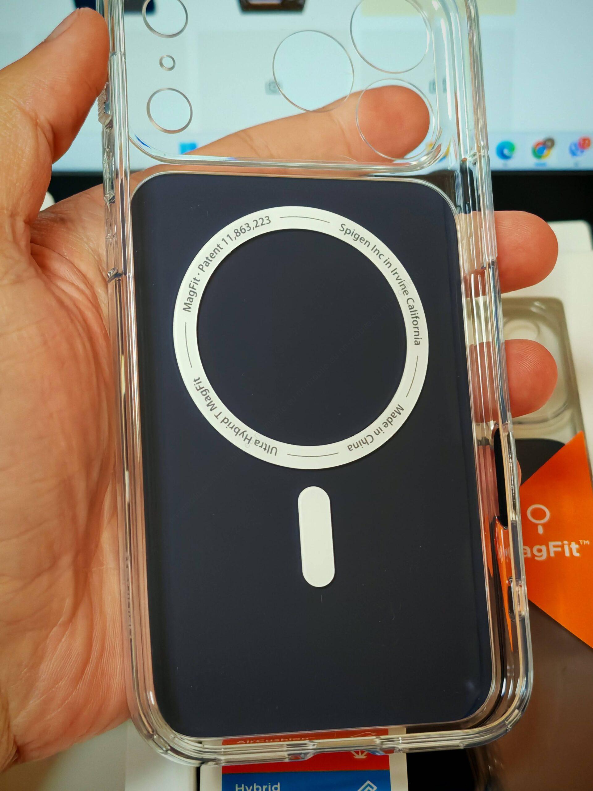 Твърд калъф Spigen Ultra Hybrid T с MagSafe за iPhone 17 Pro ACS10476 / 17 Pro Max ACS10473 / Матово син / Оригинал - Image 9