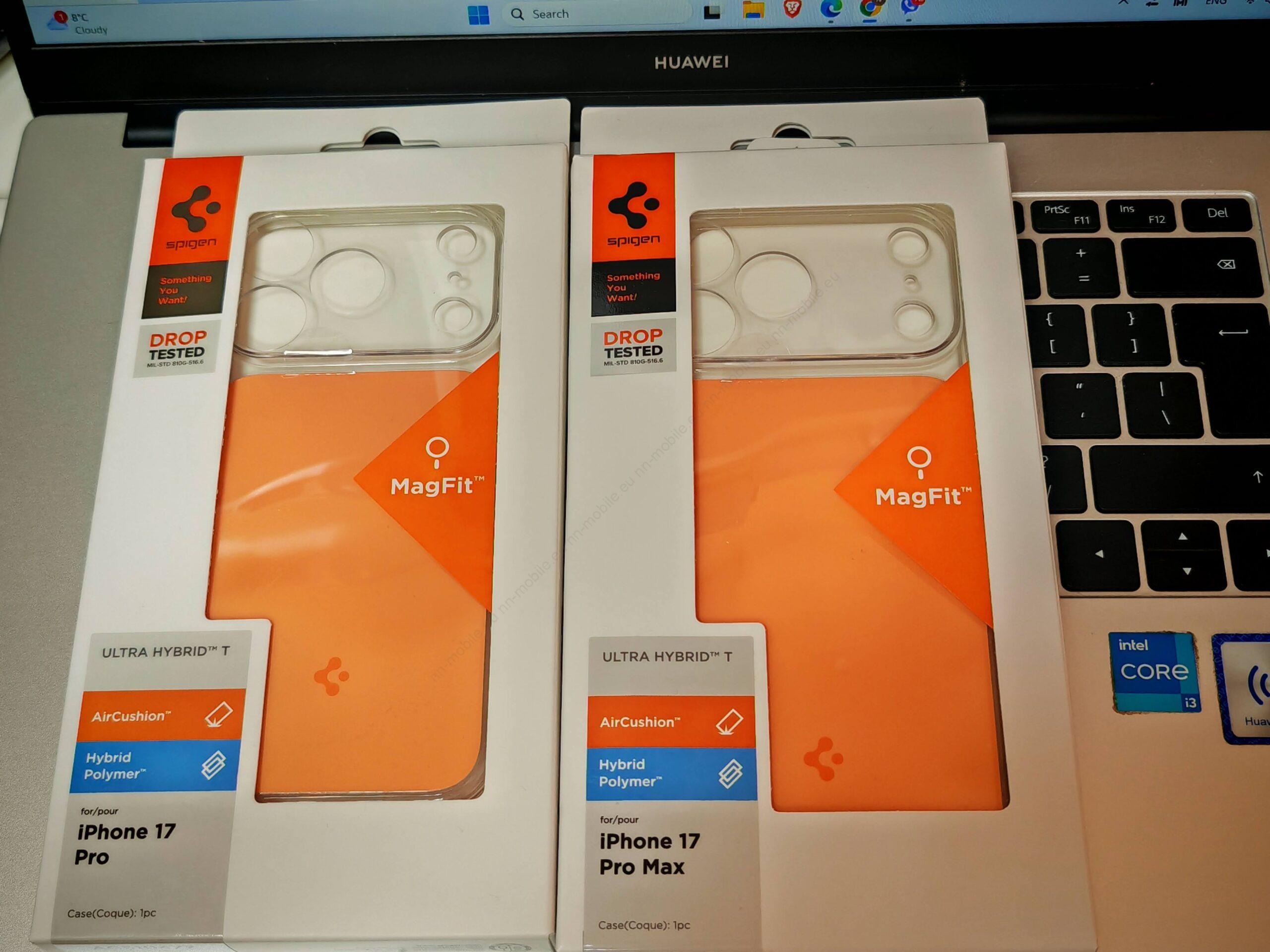 Твърд калъф Spigen Ultra Hybrid T с MagSafe за iPhone 17 Pro ACS10477 / 17 Pro Max ACS10474 / Гланцово оранжев / Оригинал - Image 10