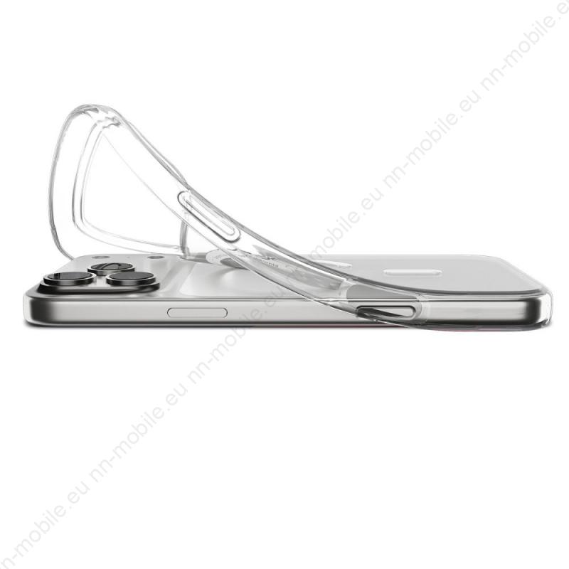 Силиконов TPU калъф с MagSafe за iPhone 17 Pro Max ACS10394 Spigen Liquid Crystal MagSafe Case / Прозрачен / Оригинал / - Image 5